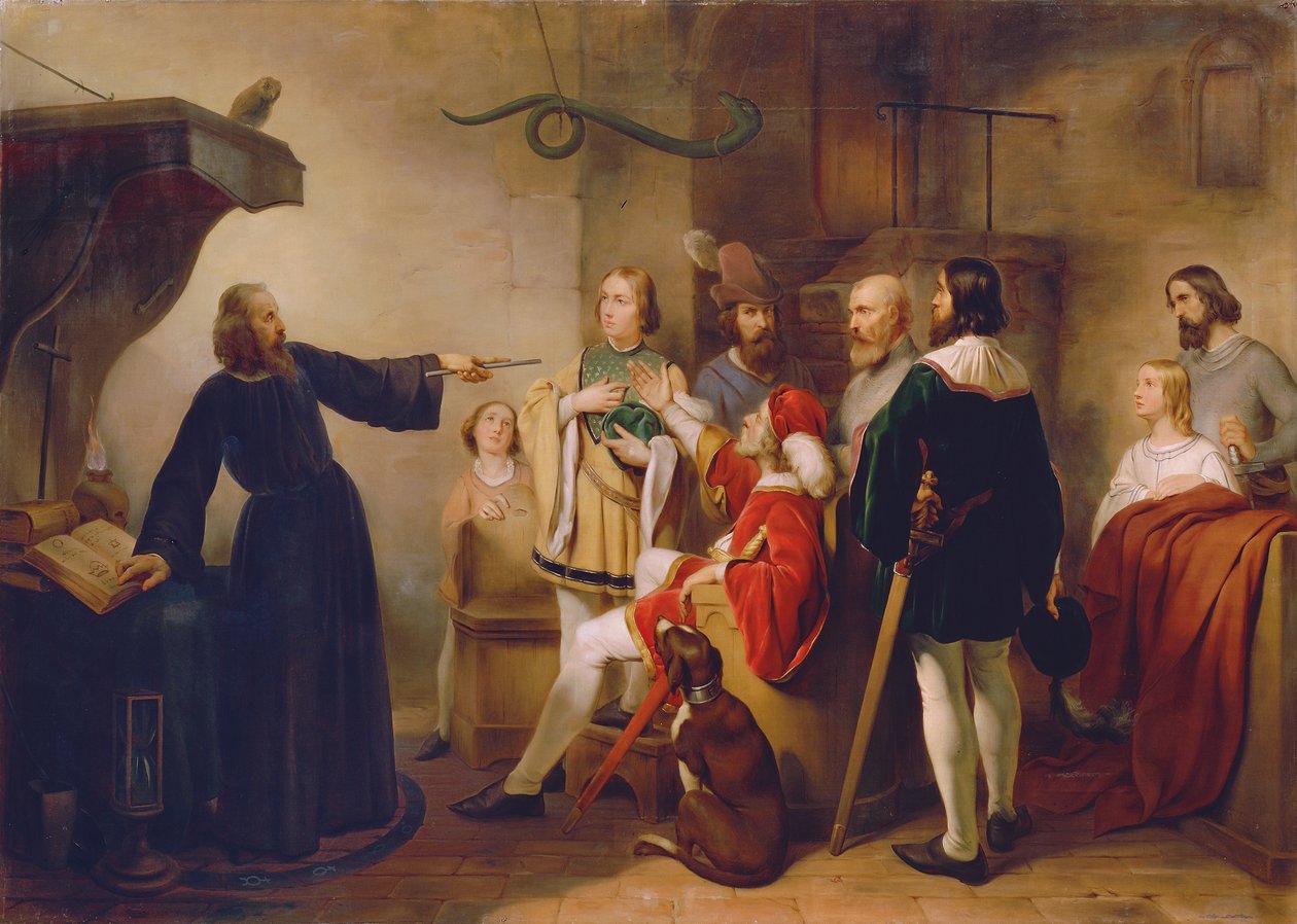 En astrolog spår Rudolf von Habsburg av Carl Johann Nepomuk Hemerlein