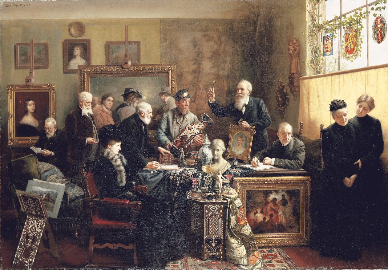 Eiendomsauksjonen, 1903 av Carl Johann Spielter