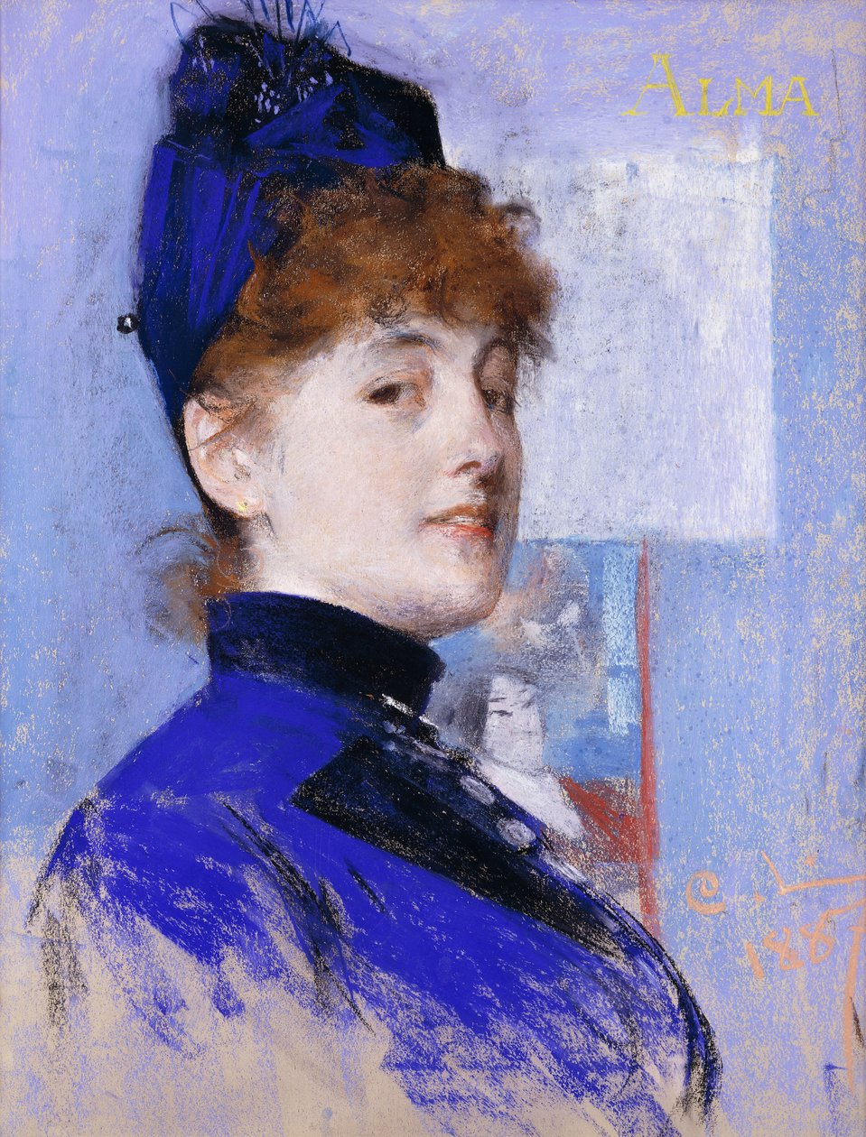 Alma, 1887 av Carl Larsson