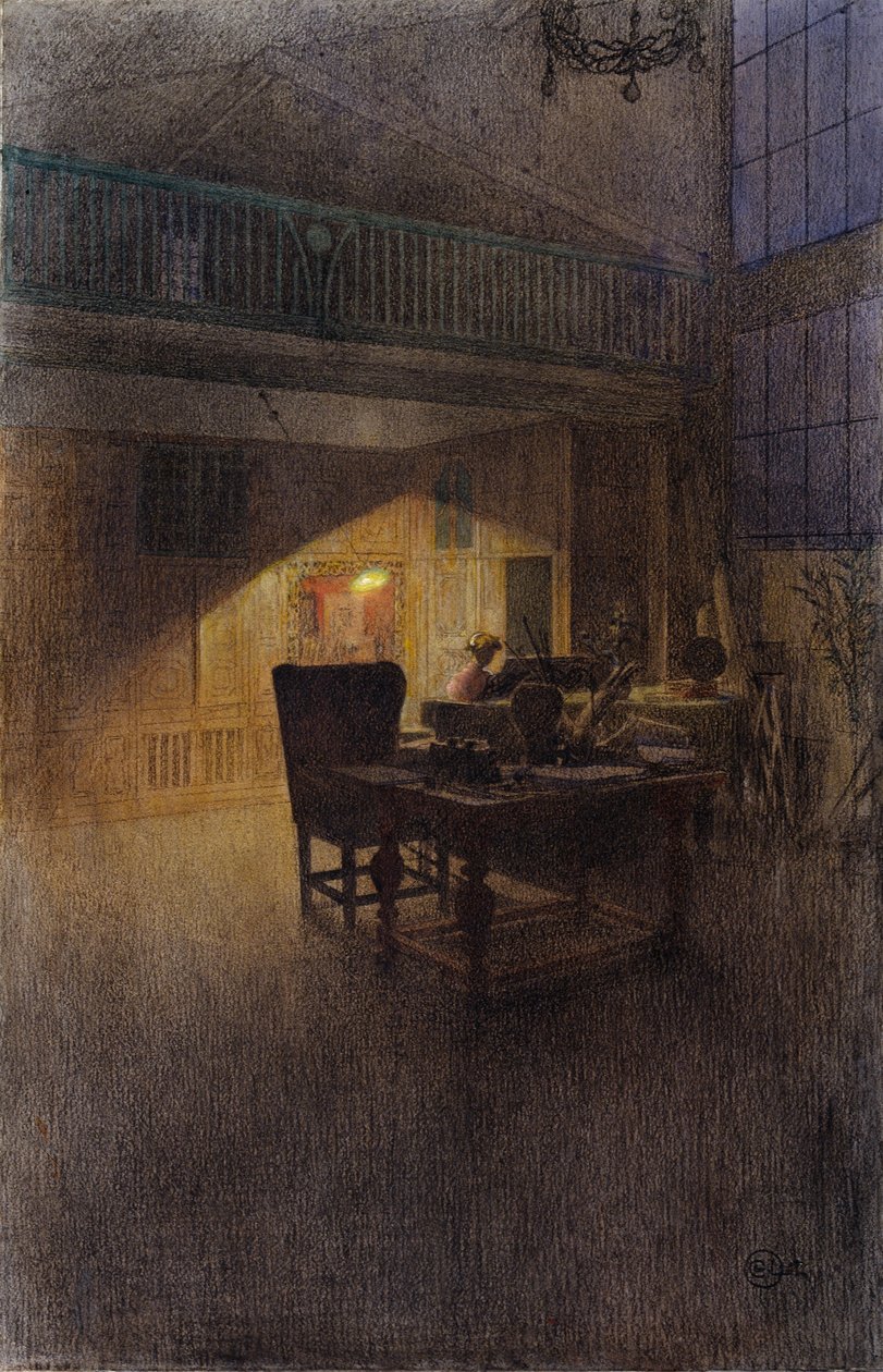 Ved pianoet av Carl Larsson