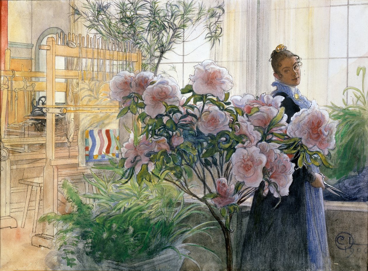 Azalea av Carl Larsson