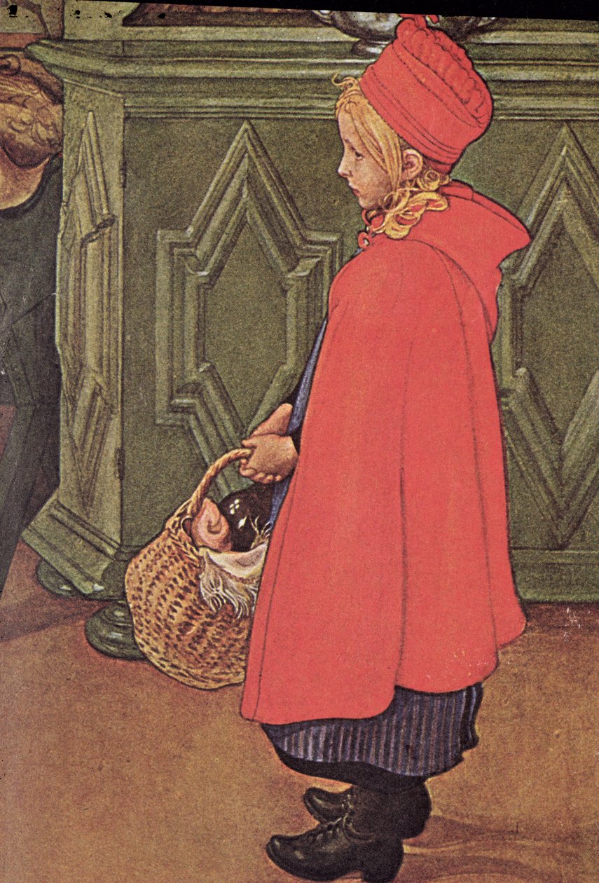Bringing Home the Shopping av Carl Larsson