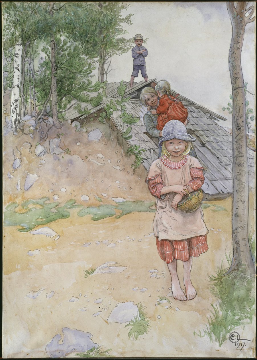 Ved kjelleren av Carl Larsson