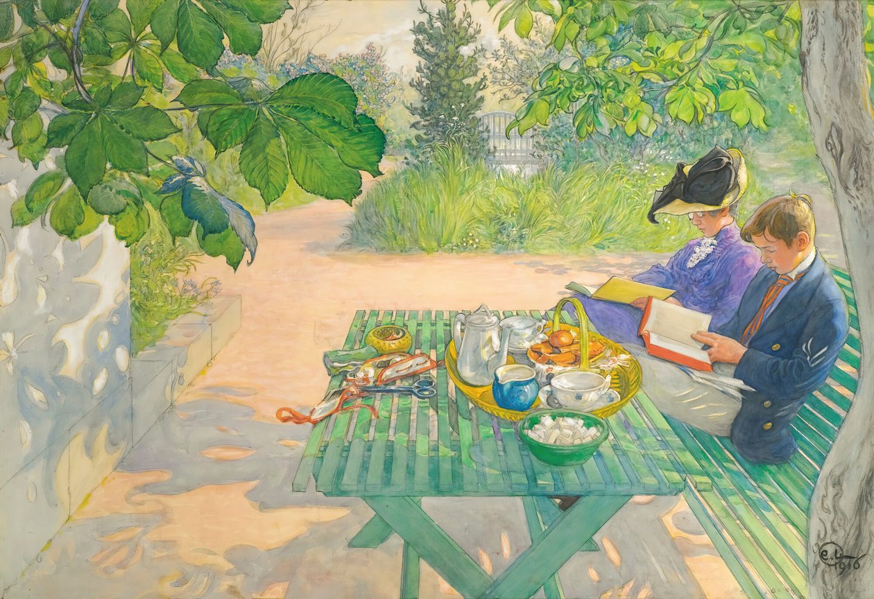 Ferielesing av Carl Larsson