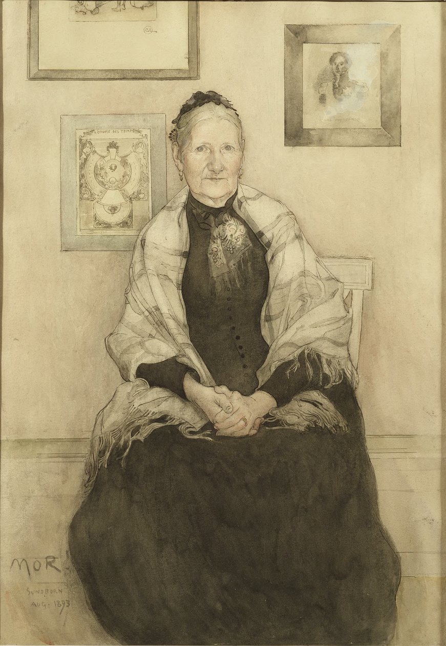 Mor av Carl Larsson