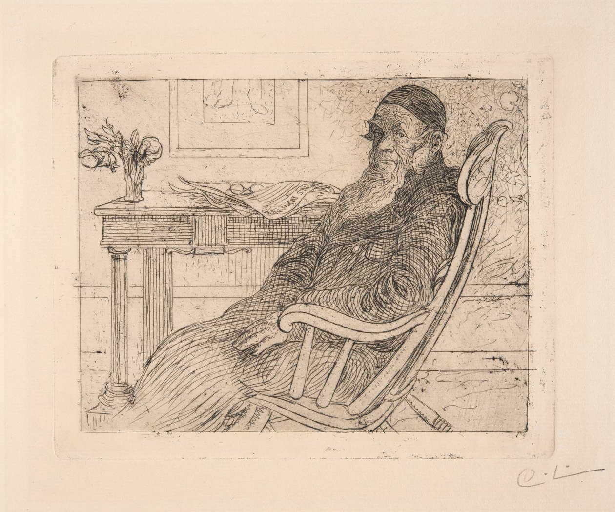 Min far Olof Larsson (1903) av Carl Larsson