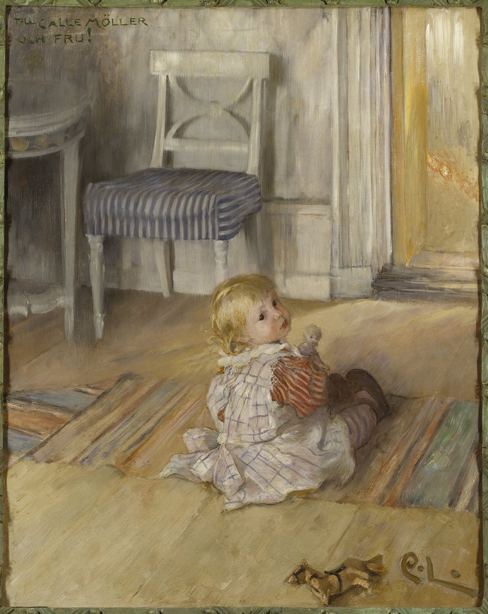 Pontus, av Larsson, Carl (1853-1919). Olje på lerret av Carl Larsson