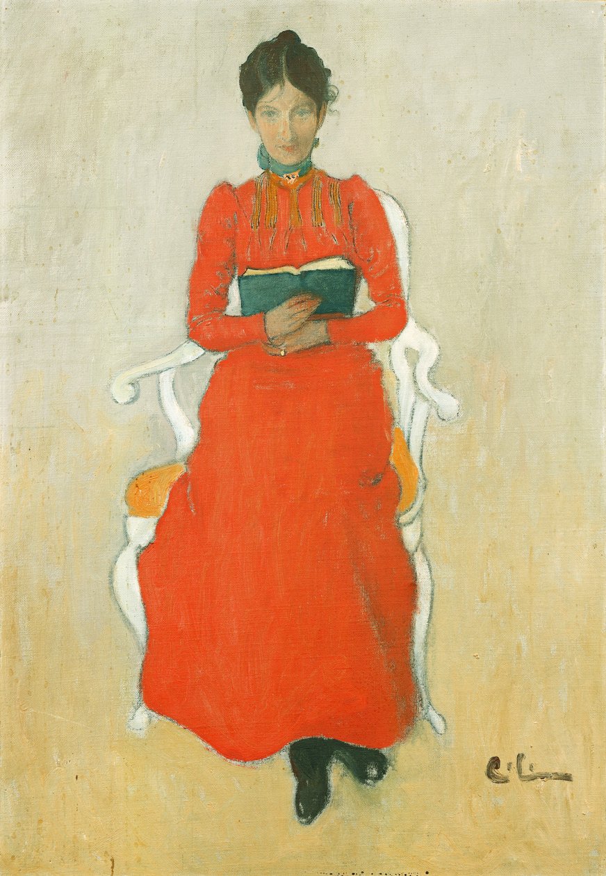 Portrett av Dora Lamm, ca. 1900 av Carl Larsson