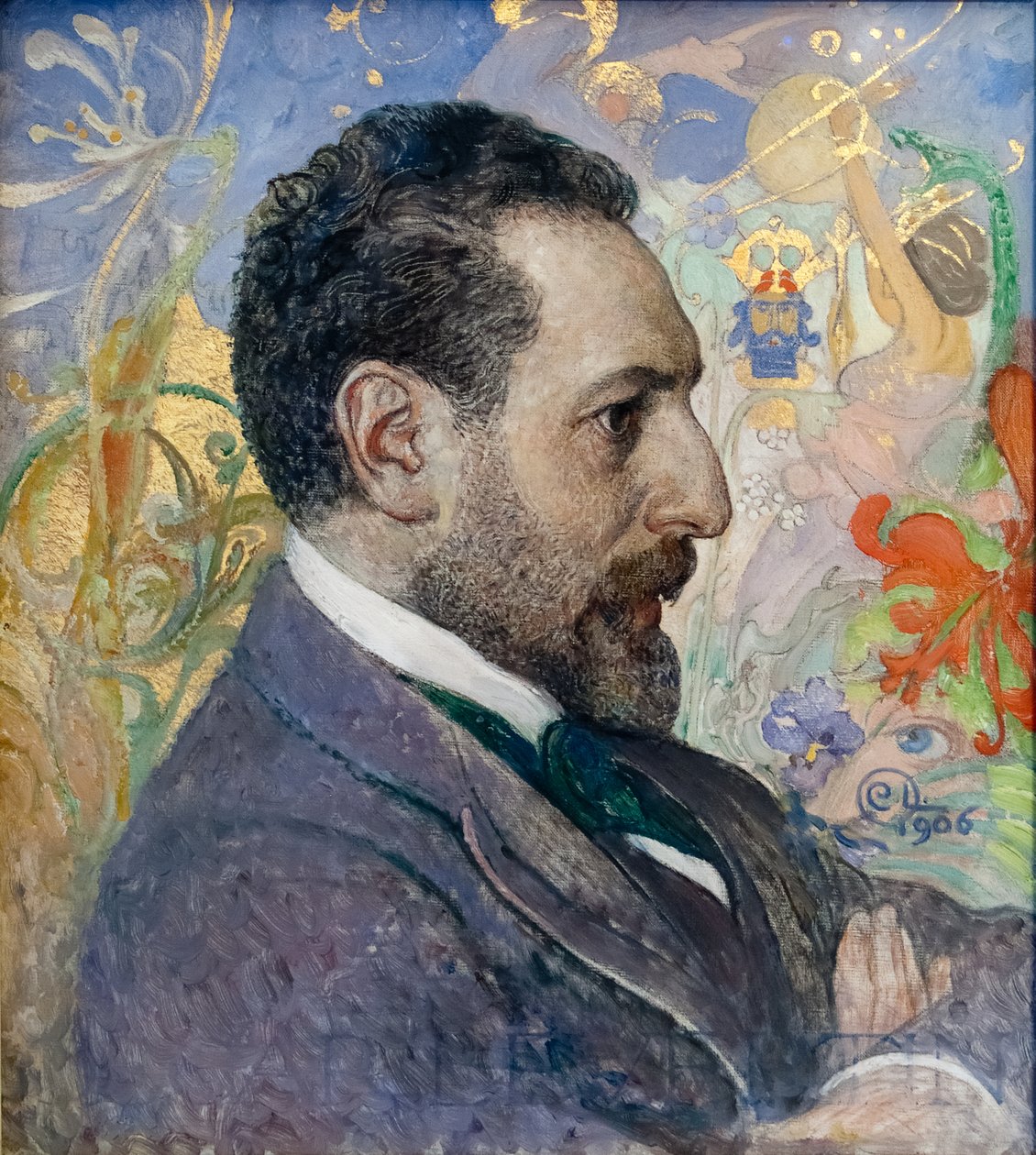 Portrett av Oscar Levertin av Carl Larsson