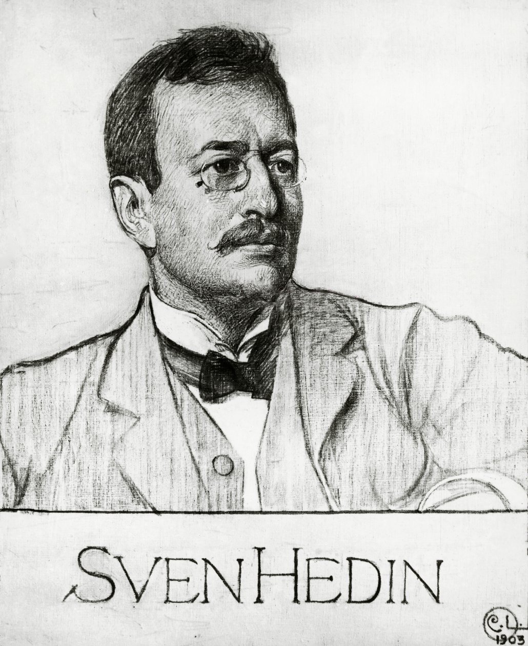 Portrett av Sven Anders Hedin (Stockholm av Carl Larsson