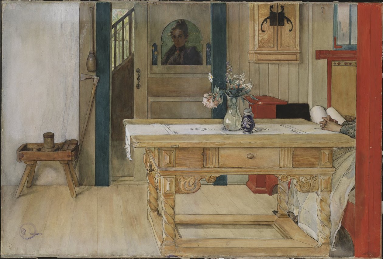 Søndagsro av Carl Larsson