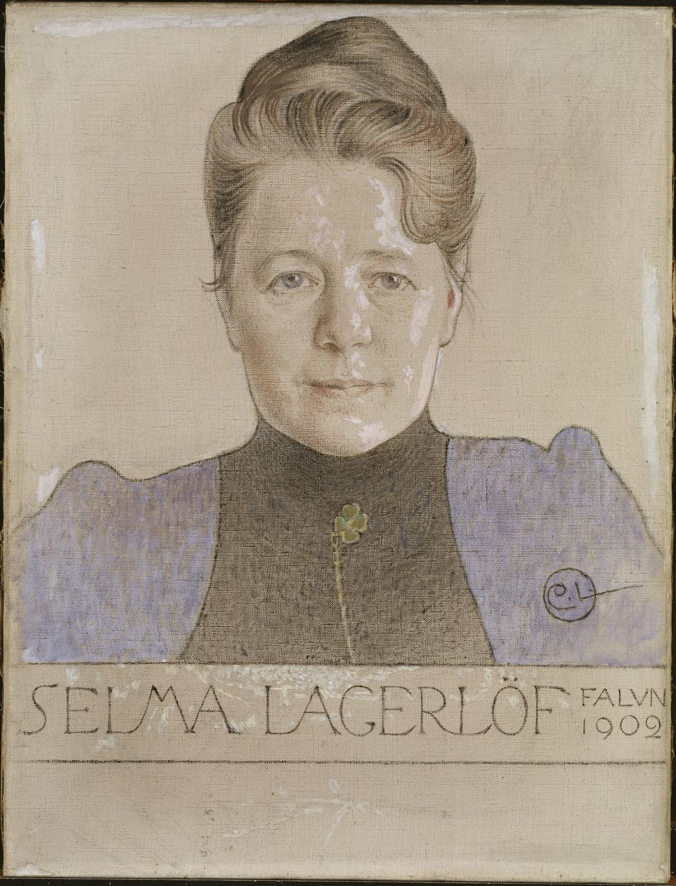 Forfatteren Selma Lagerlöf av Carl Larsson