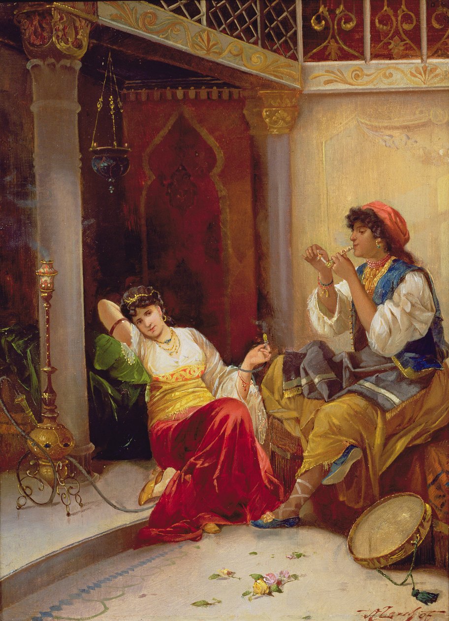 The Harem Beauties, 1896 av Carl Libert August Lentz
