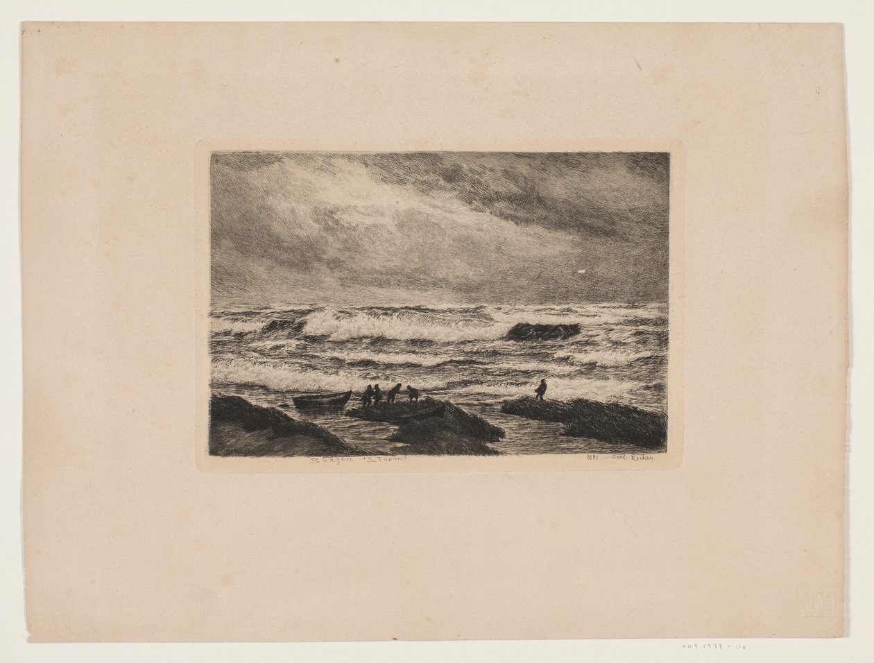 Skagen. Storm av Carl Locher