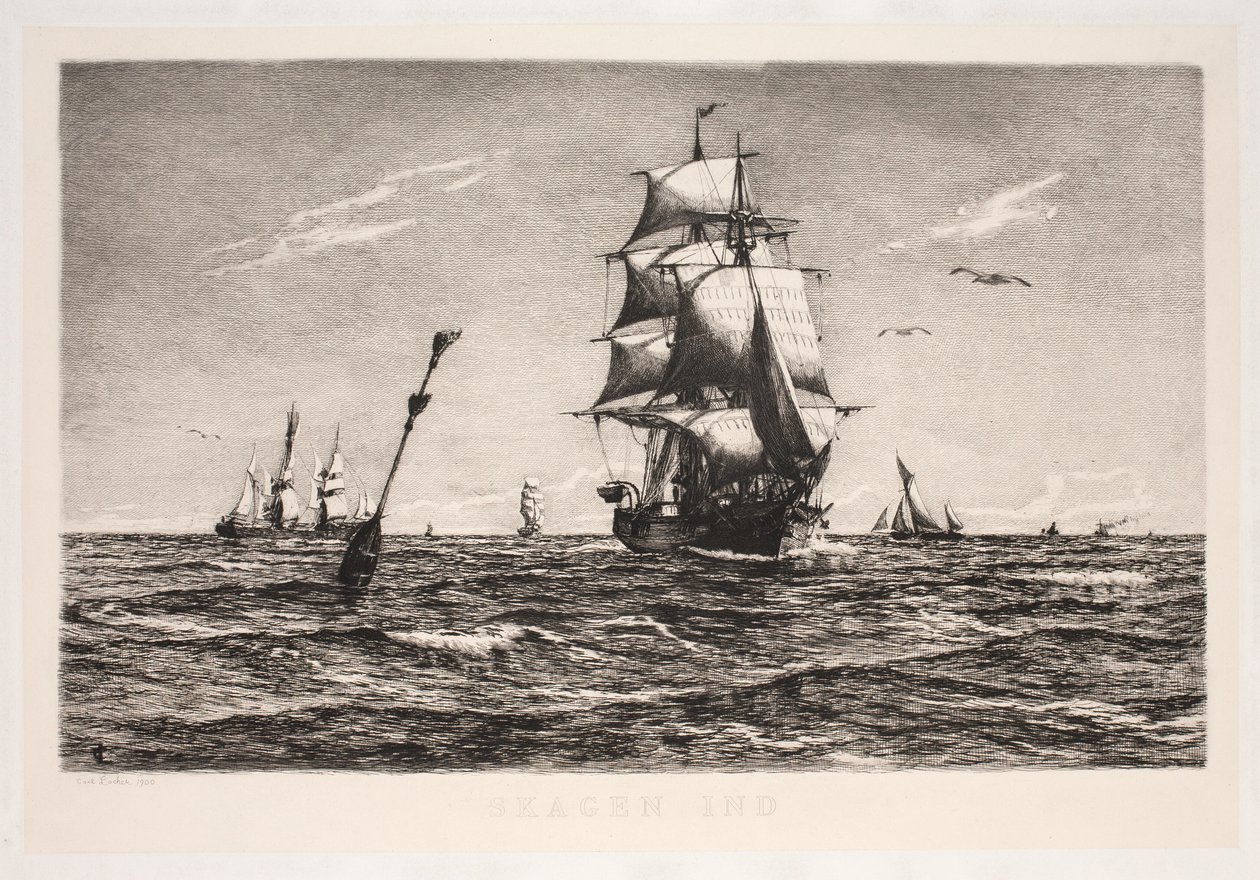 Skagen inn av Carl Locher