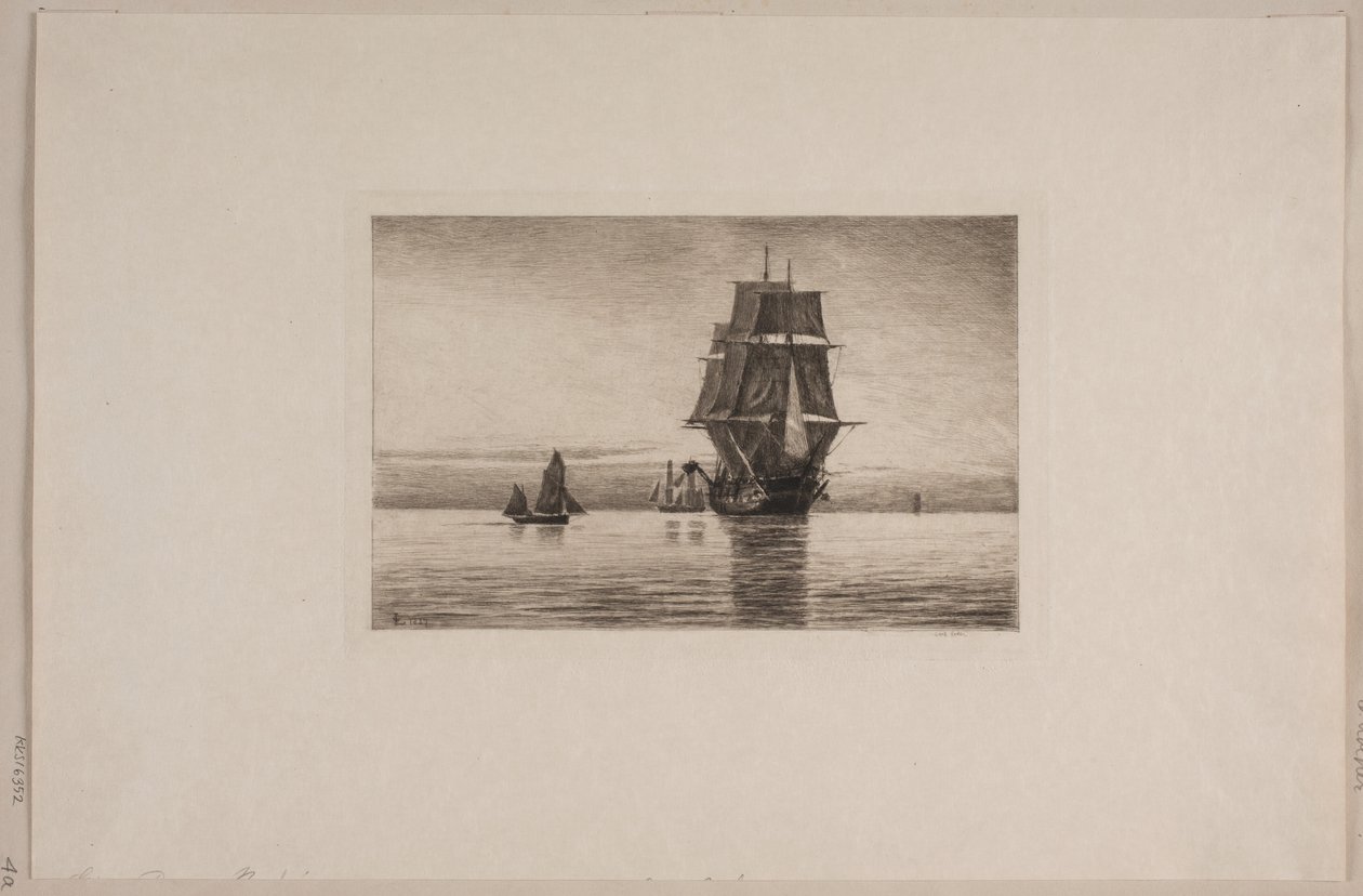 Stille kveld i Nordsjøen av Carl Locher
