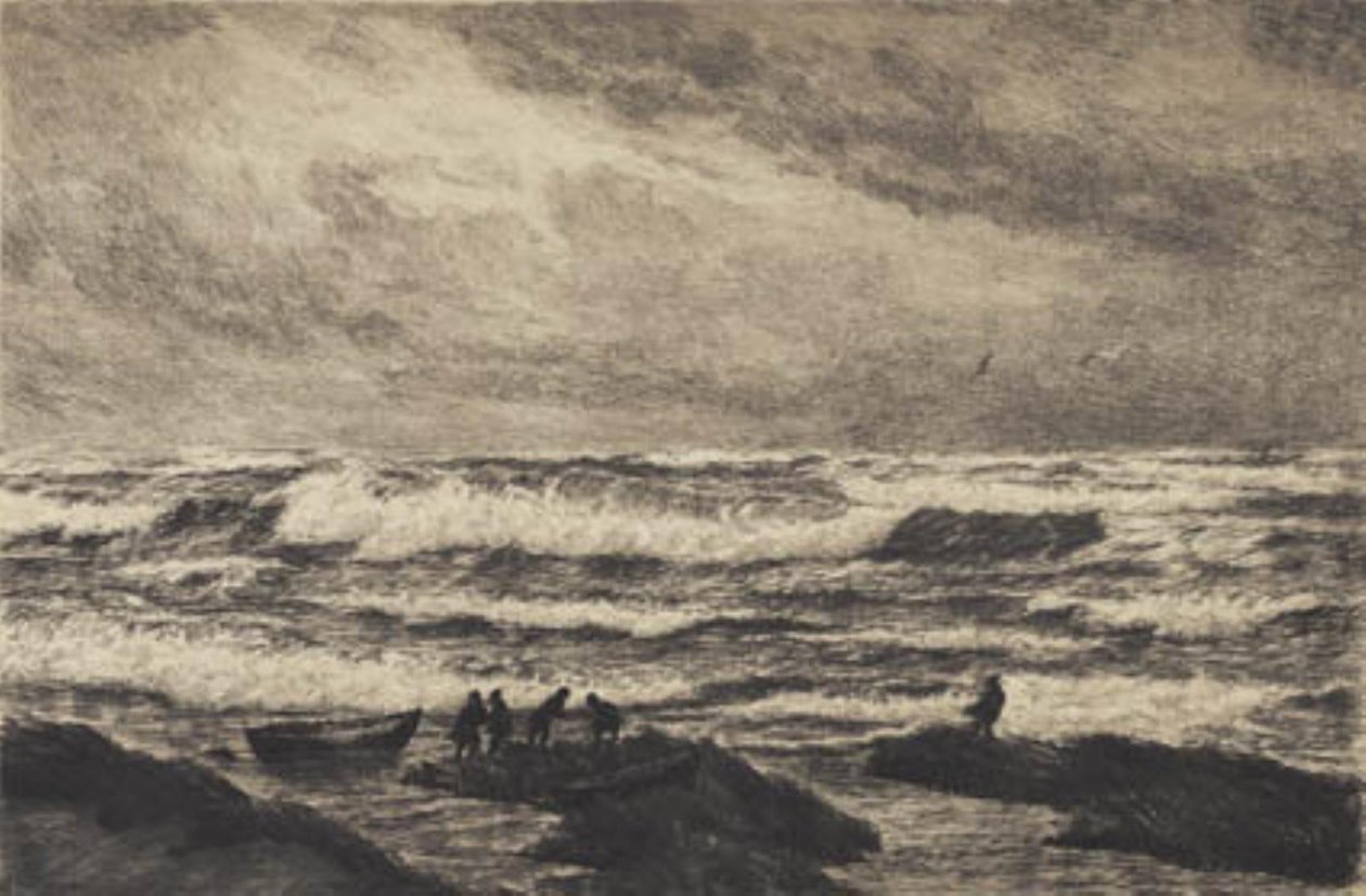 Storm. Skagen av Carl Locher
