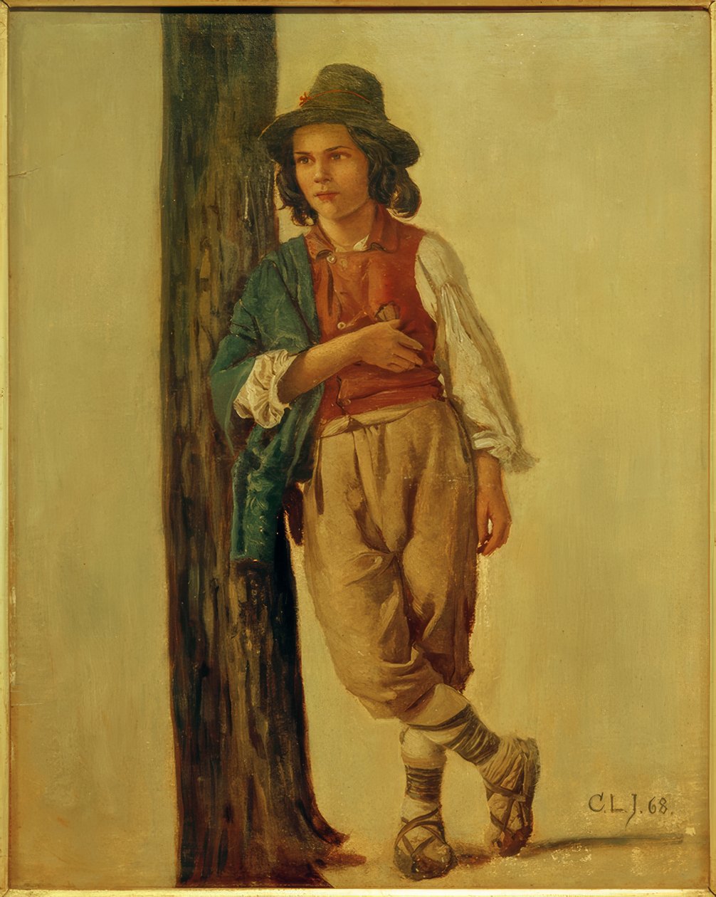 C.L.Jessen, italiensk gjetergutt av Carl Ludwig Jessen