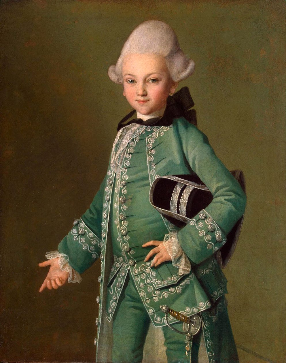 Portrett av grev Alexei Bobrinsky som et barn