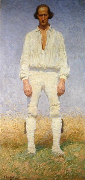 En innhøstingsarbeider i Hessen av Carl Ludwig Noah Bantzer