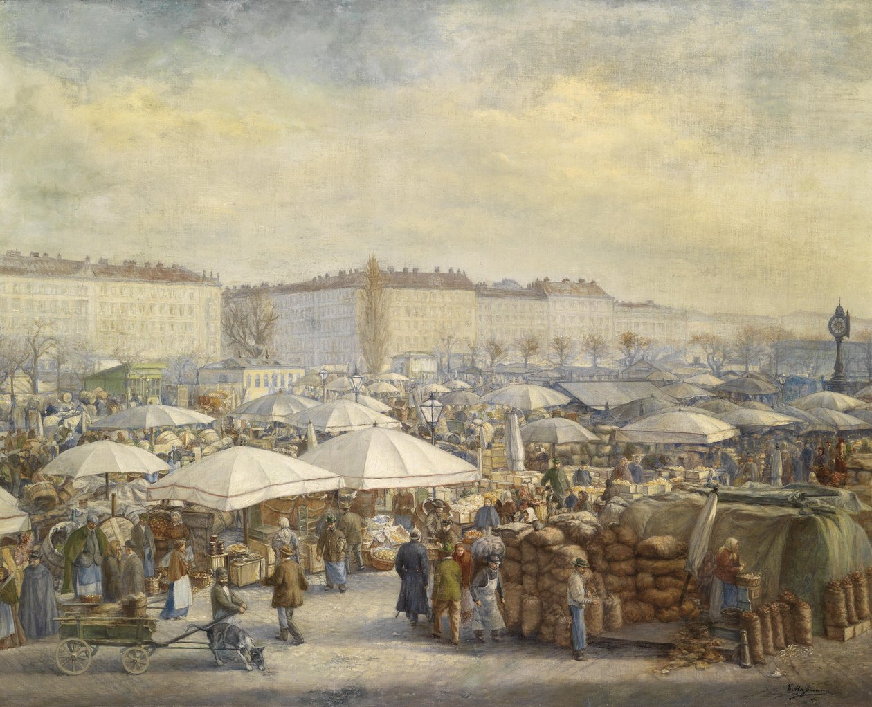 Kjas og mas på Naschmarkt (Wien) av Carl Massmann
