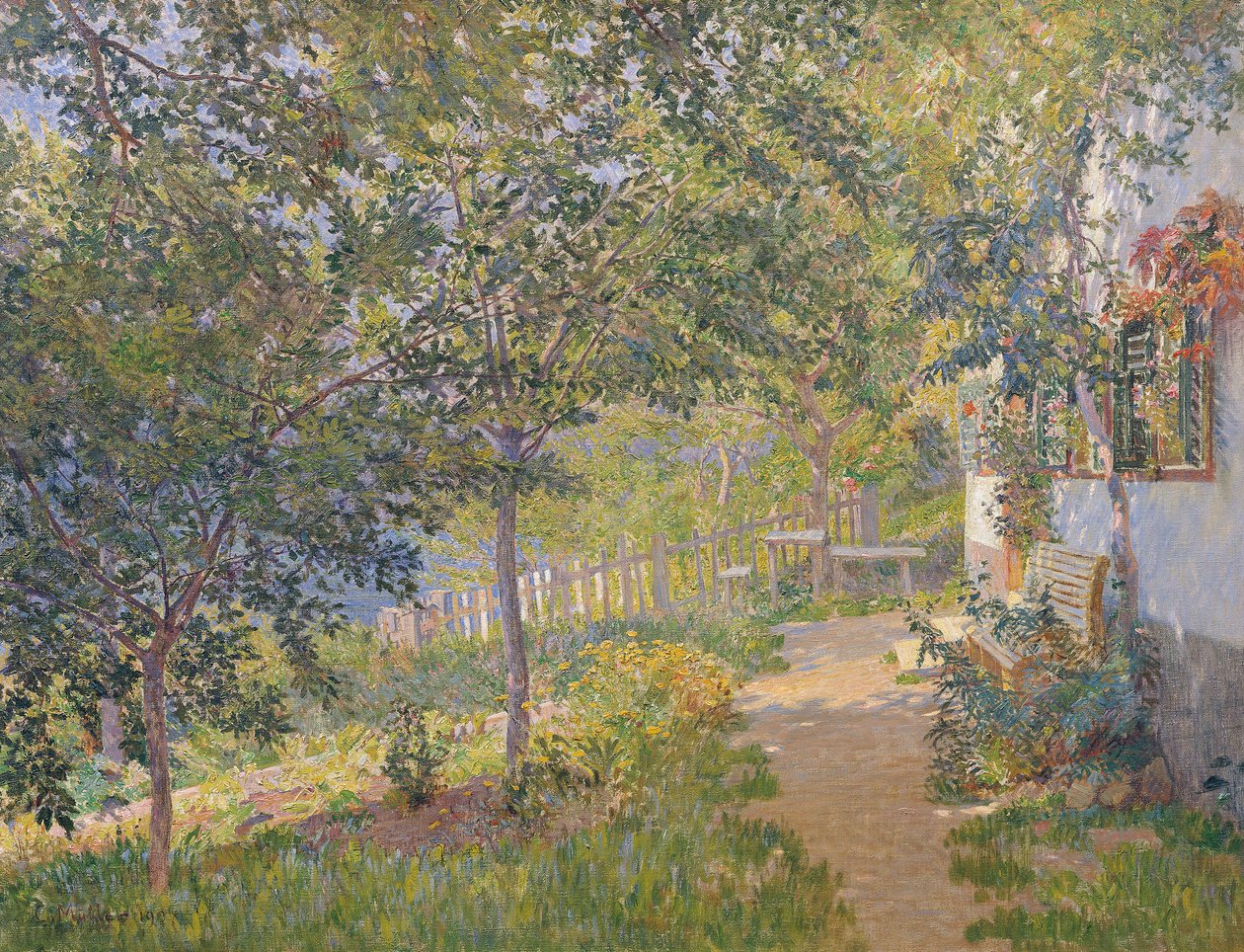 Motiv fra Mattsee av Carl Max Müller