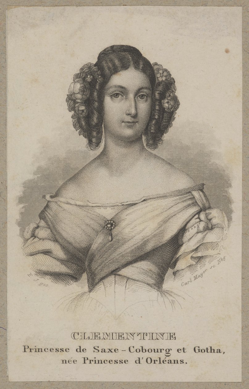 Klementyna, prinsesse av Sachsen-Coburg av Carl Mayer
