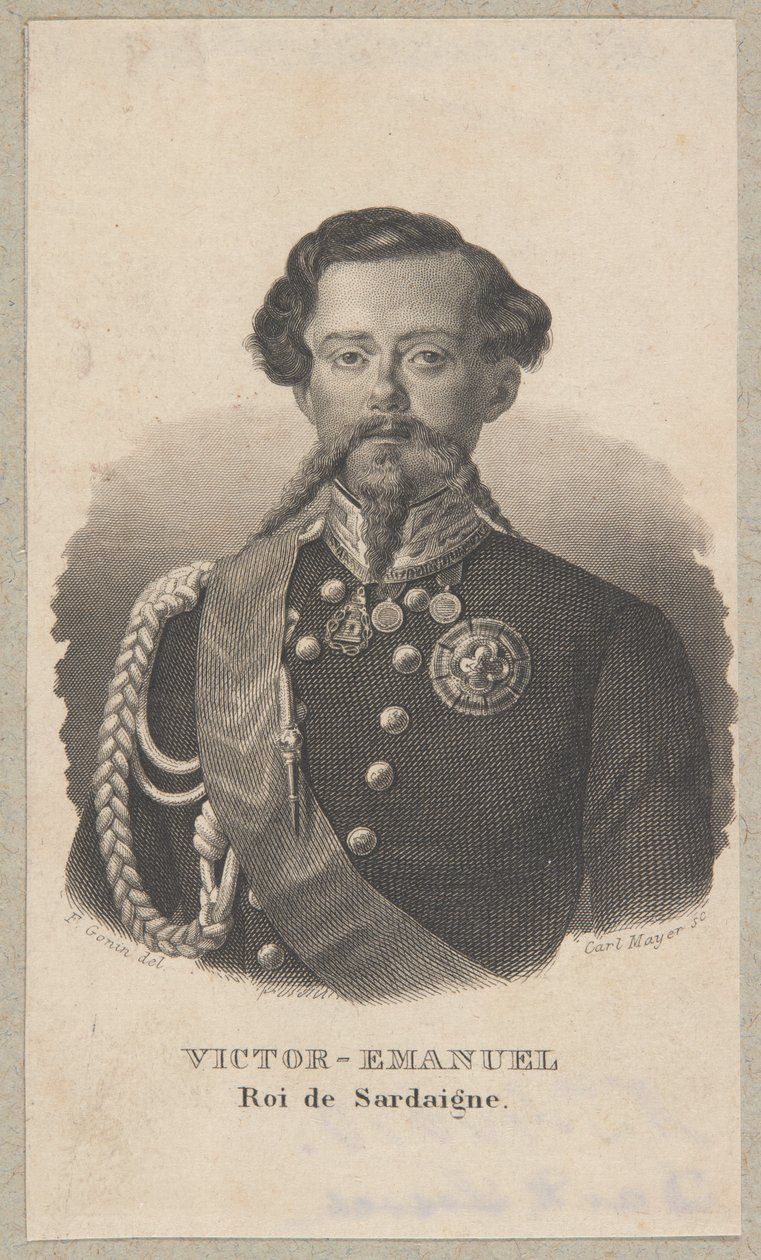 Viktor Emanuel I, konge av Sardinia av Carl Mayer