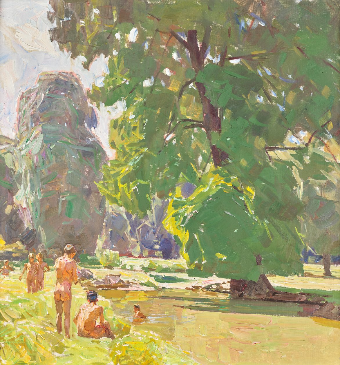 Fra Wiener Prater II av Carl Moll