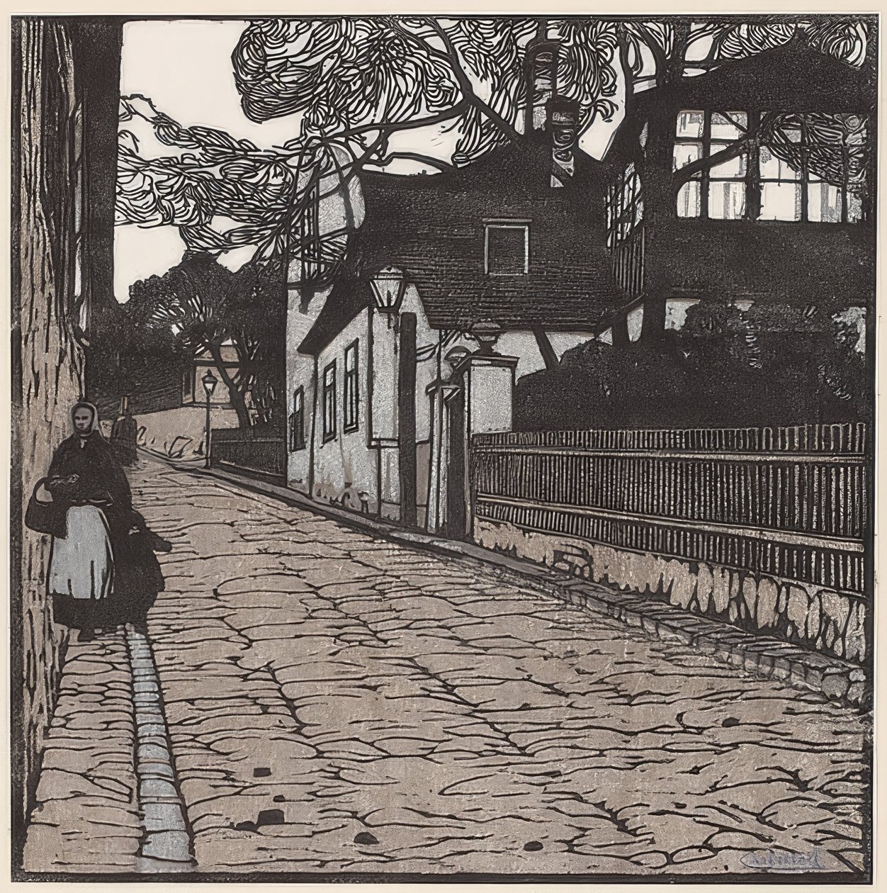 Therese Krones-huset. 1902 av Carl Moll
