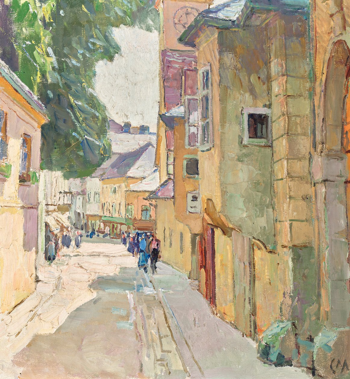 den dr Seipel Street i Mödling av Carl Moll