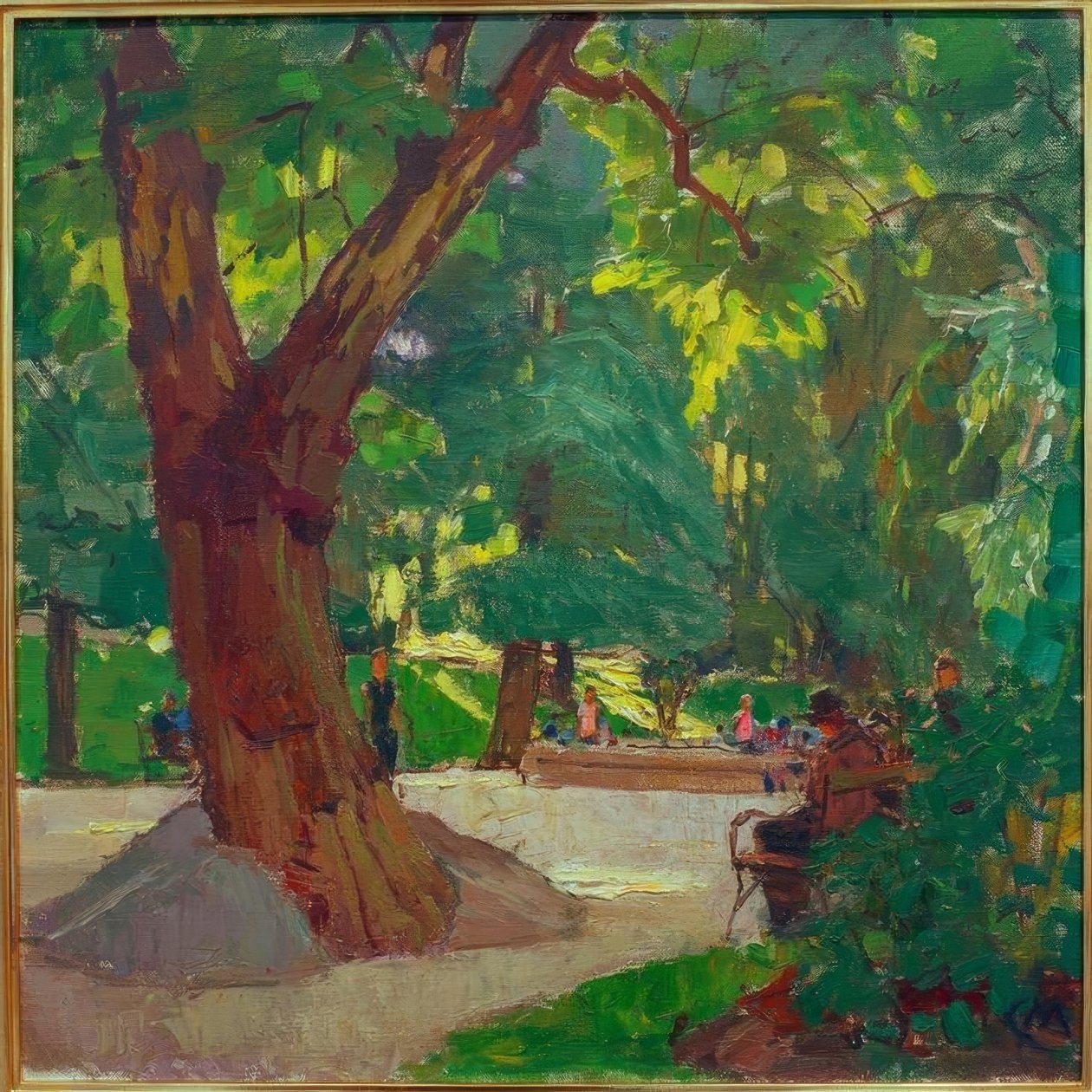 Heiligenstädter Park (Beethoven Park) av Carl Moll