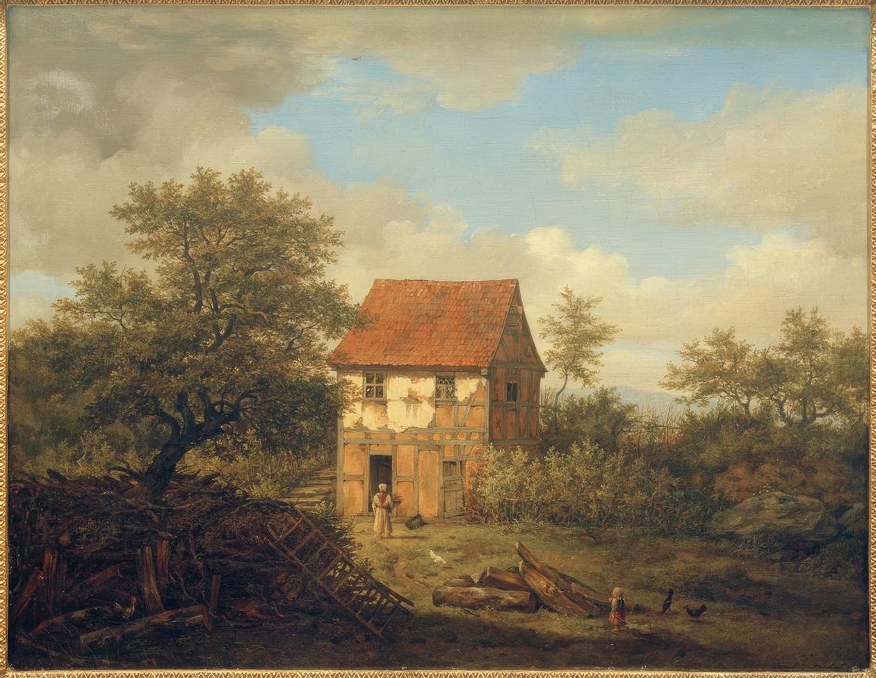 C.Morgenstern, spill på Born Castle i Taunusfjellene av Carl Morgenstern
