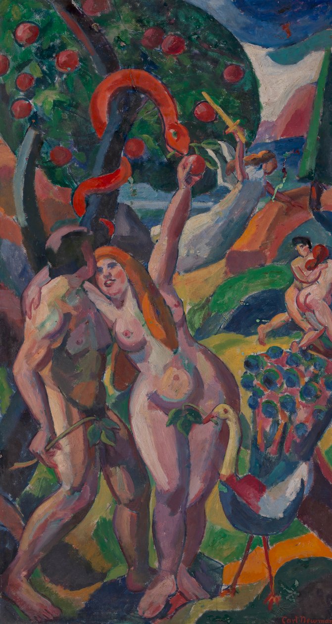 Adam og Eva, før 1932. av Carl Newman