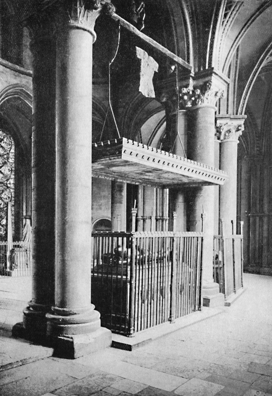 Tomb of the Black Prince, Canterbury Cathedral, 1903 av Carl Norman