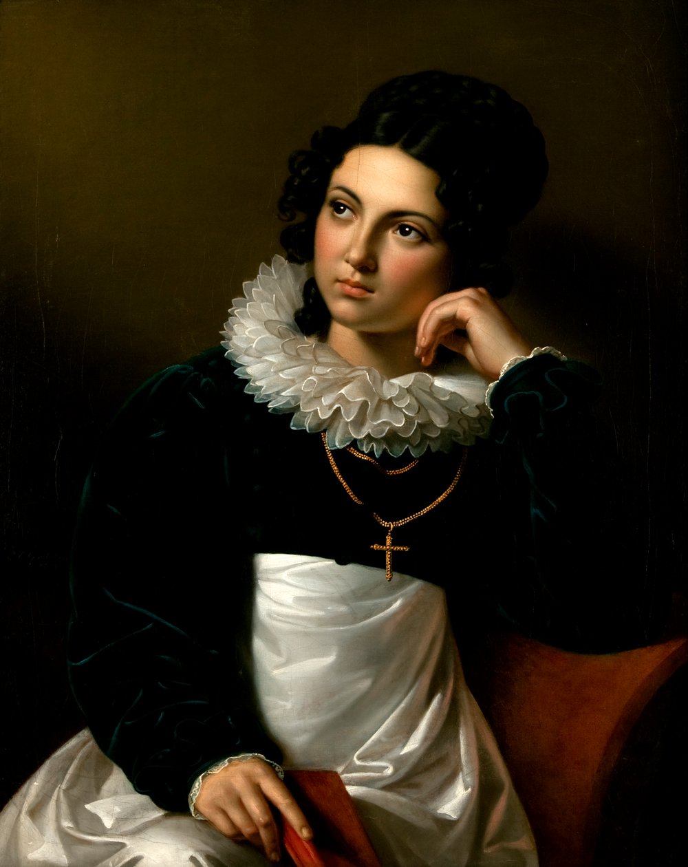 Rosalia Klieber, kona til billedhuggeren Josef Klieber av Carl Peter Goebel d. Ä.