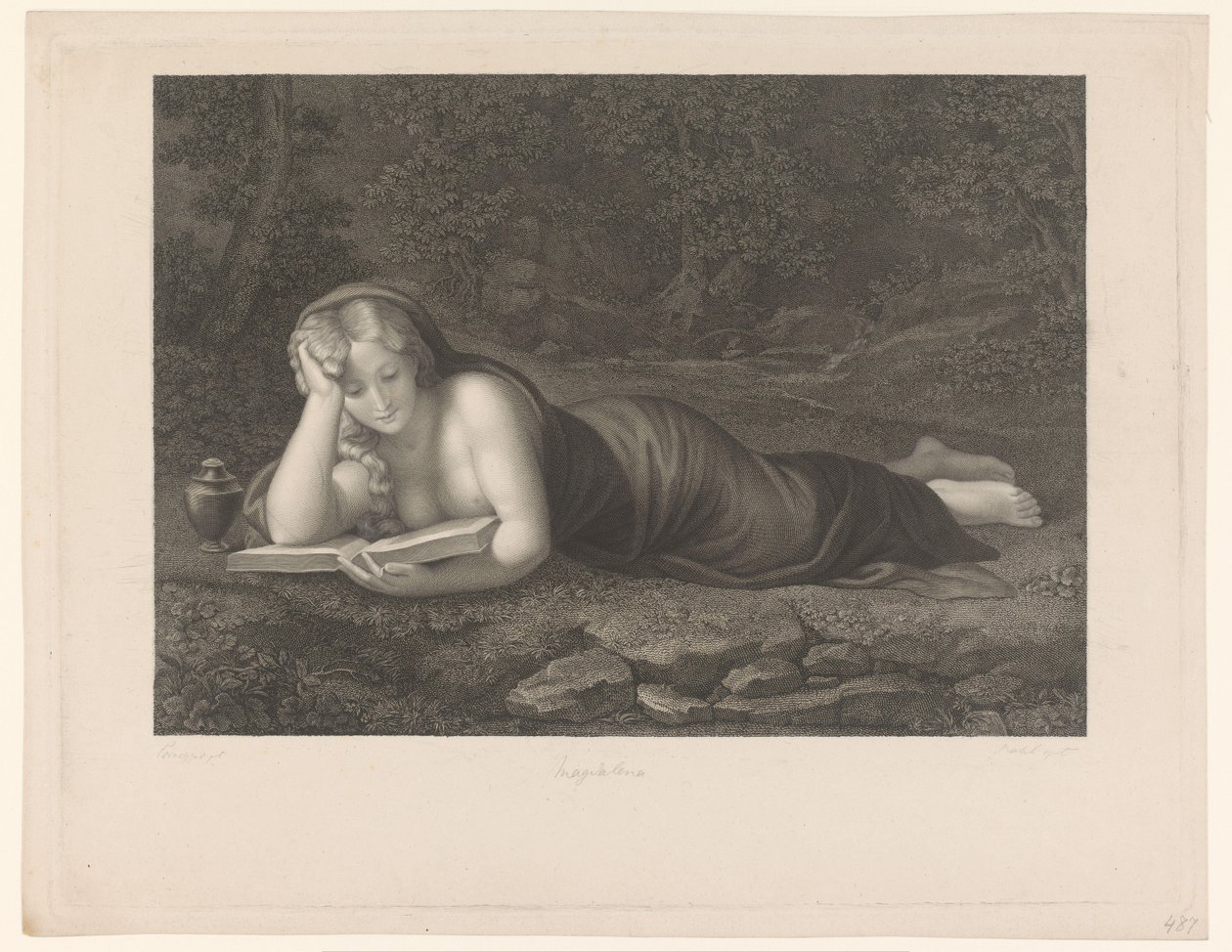 Leser Maria Magdalena av Carl Rahl