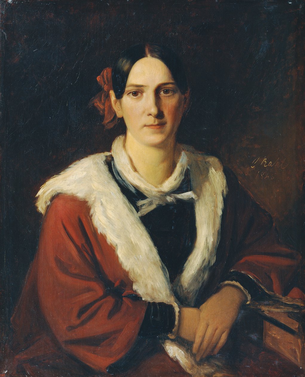 Luise von Schwind, kona til maleren Moritz von Schwind av Carl Rahl