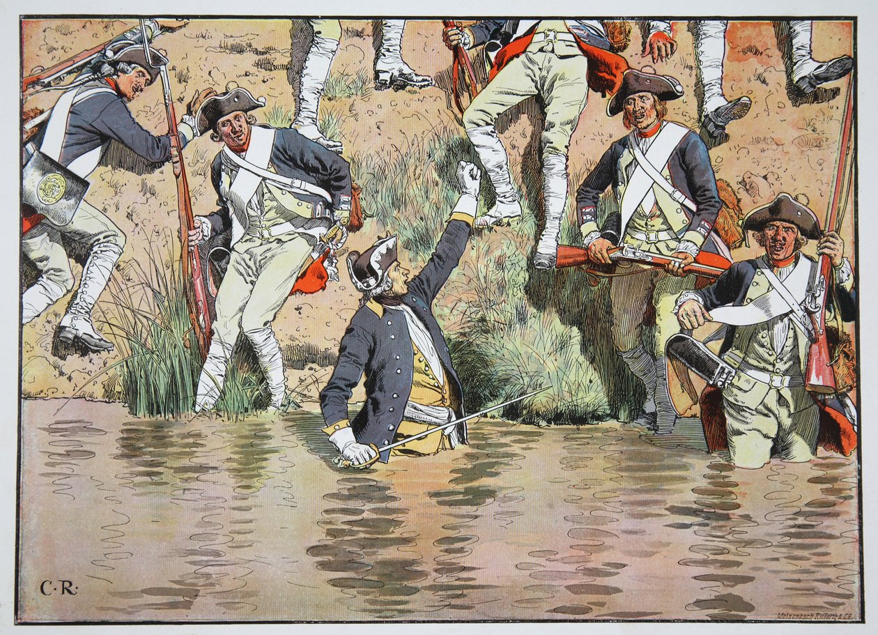 Prins Henrik i slaget ved Praha, 6. mai 1757 av Carl Röchling