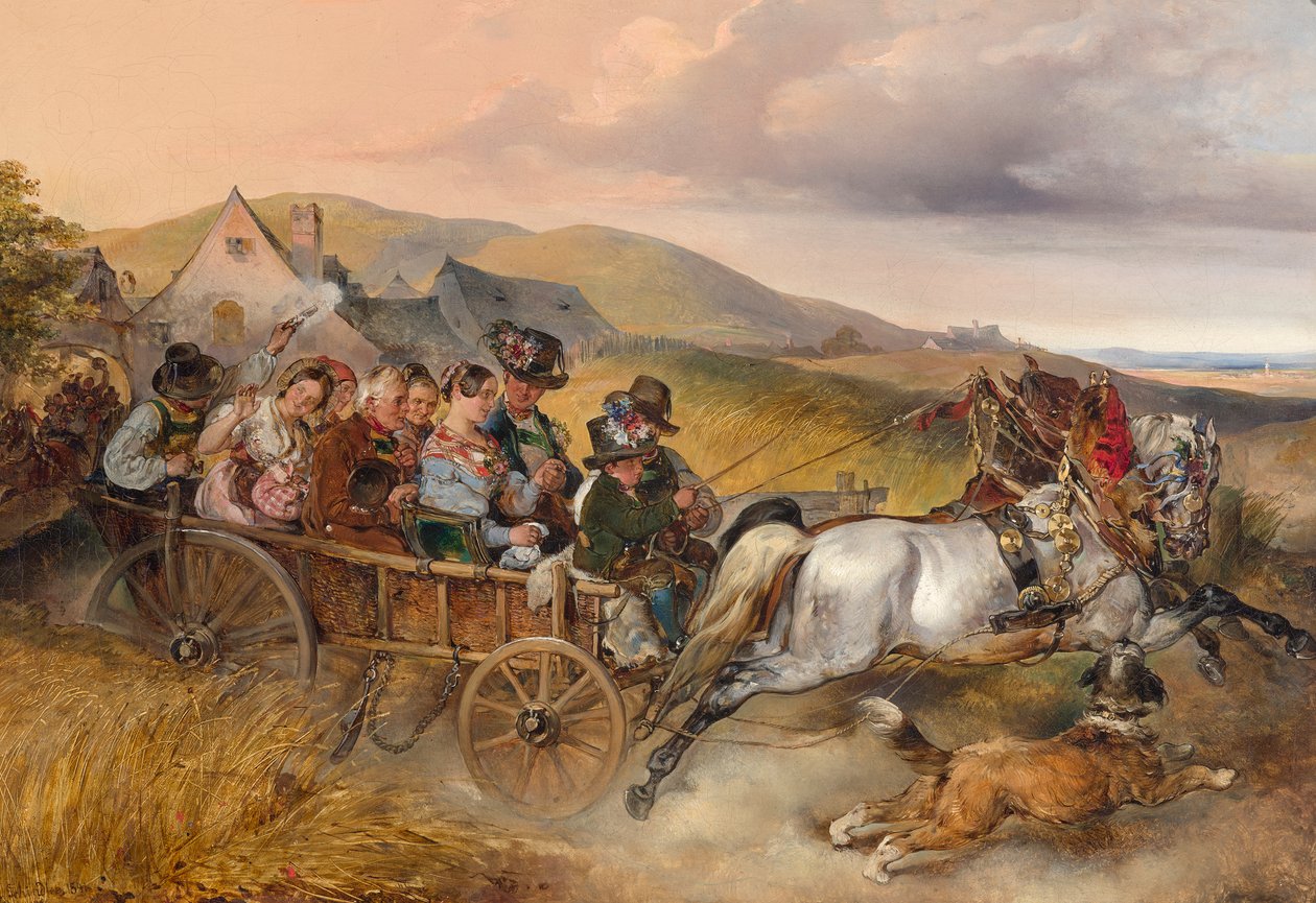 Bryllupsturen av Carl Schindler