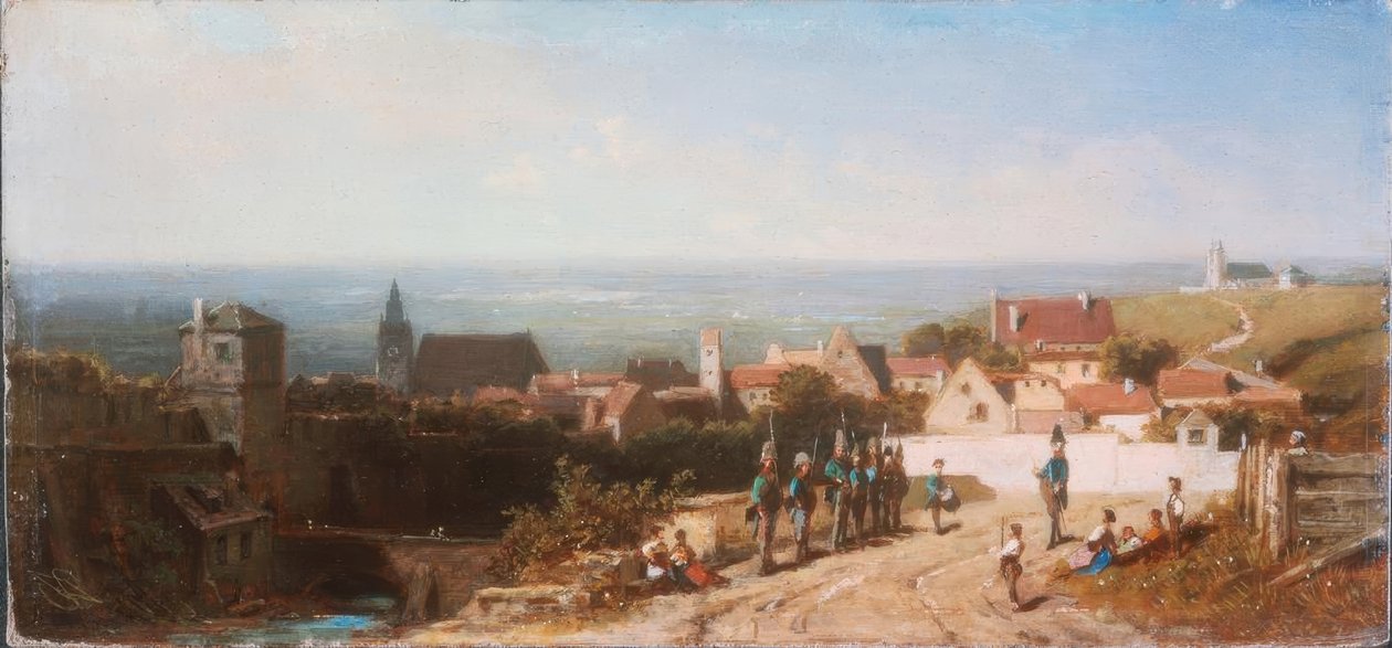 Gamleby av Carl Spitzweg