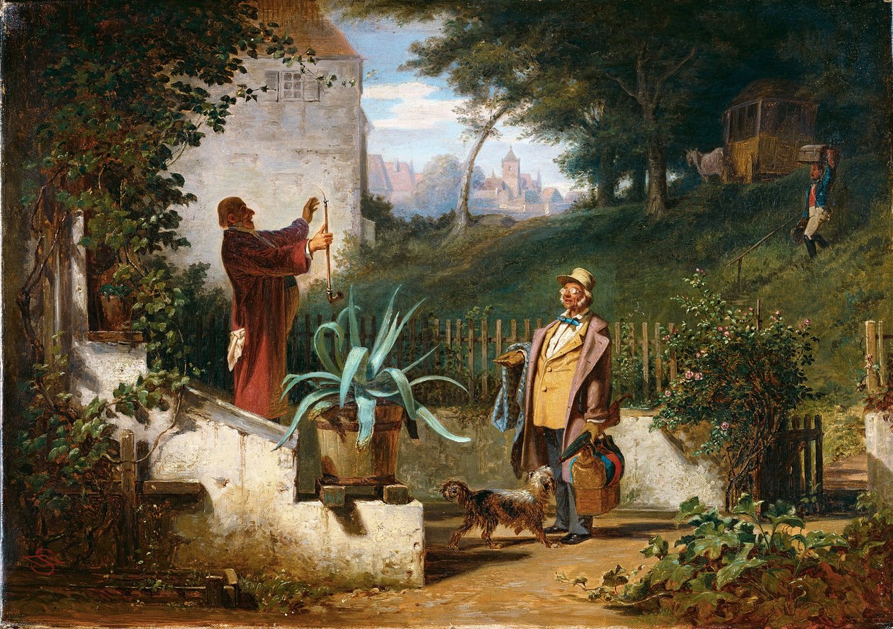Barndomsvenner av Carl Spitzweg