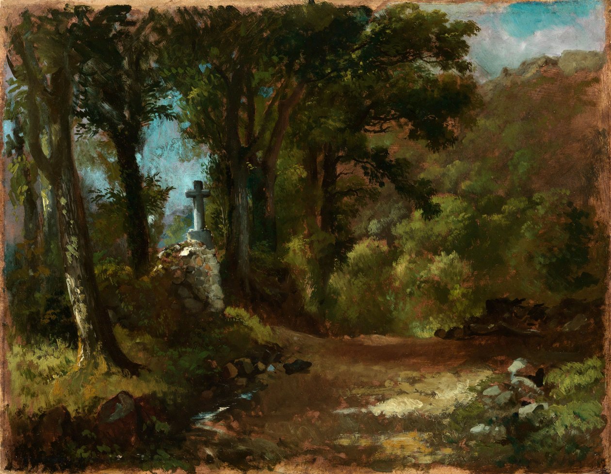 Korset i skogen av Carl Spitzweg