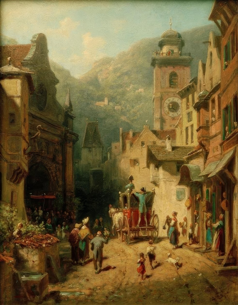 Besøket til landsfaderen av Carl Spitzweg