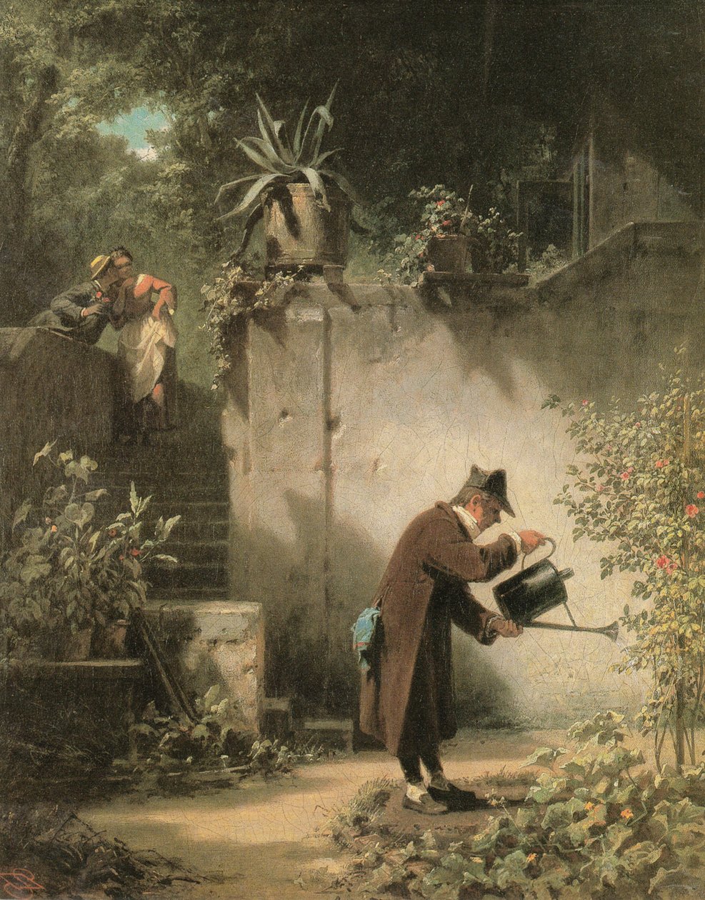 Blomsterelskeren av Carl Spitzweg