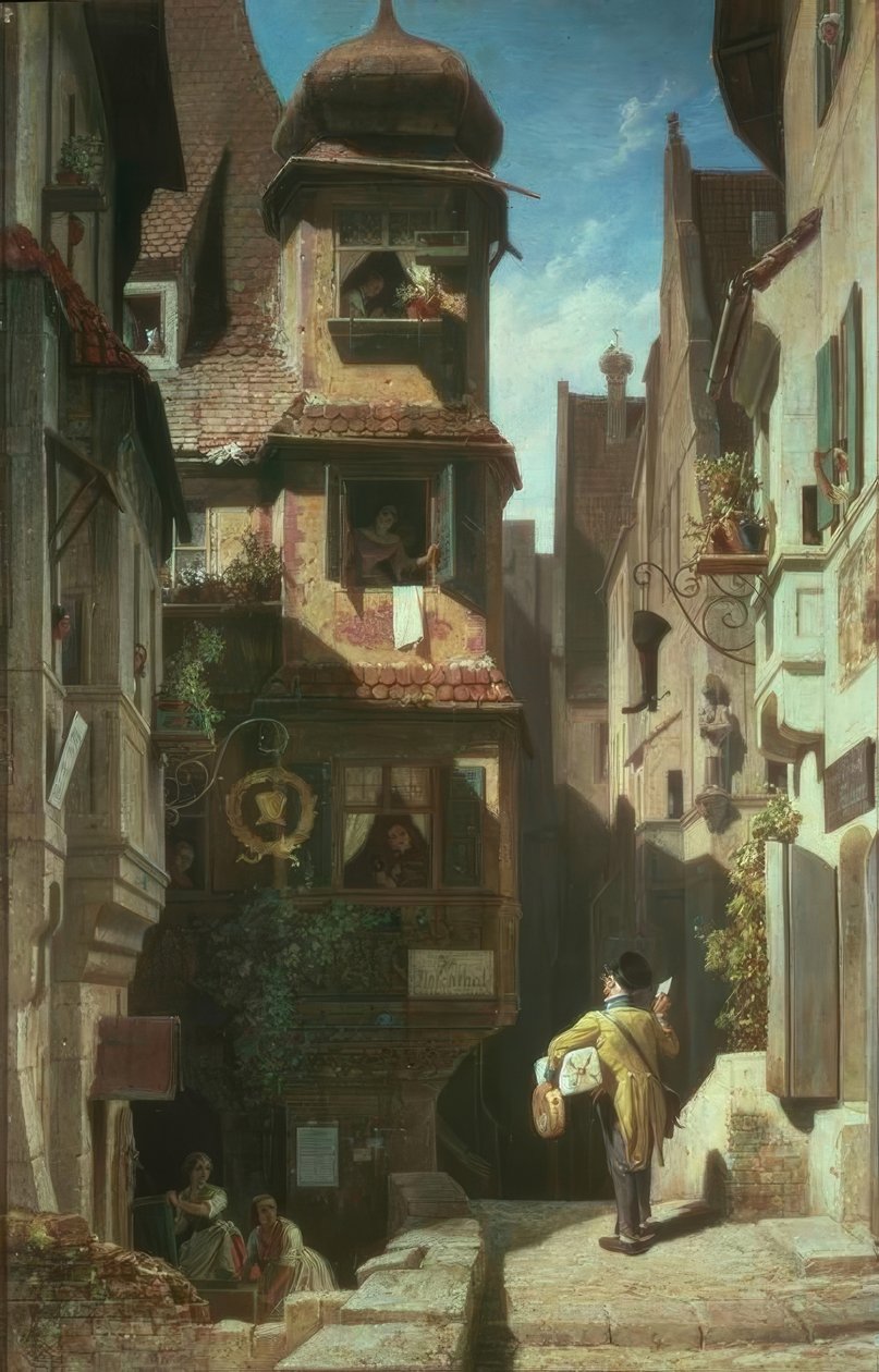 Postbæreren i Rosental av Carl Spitzweg