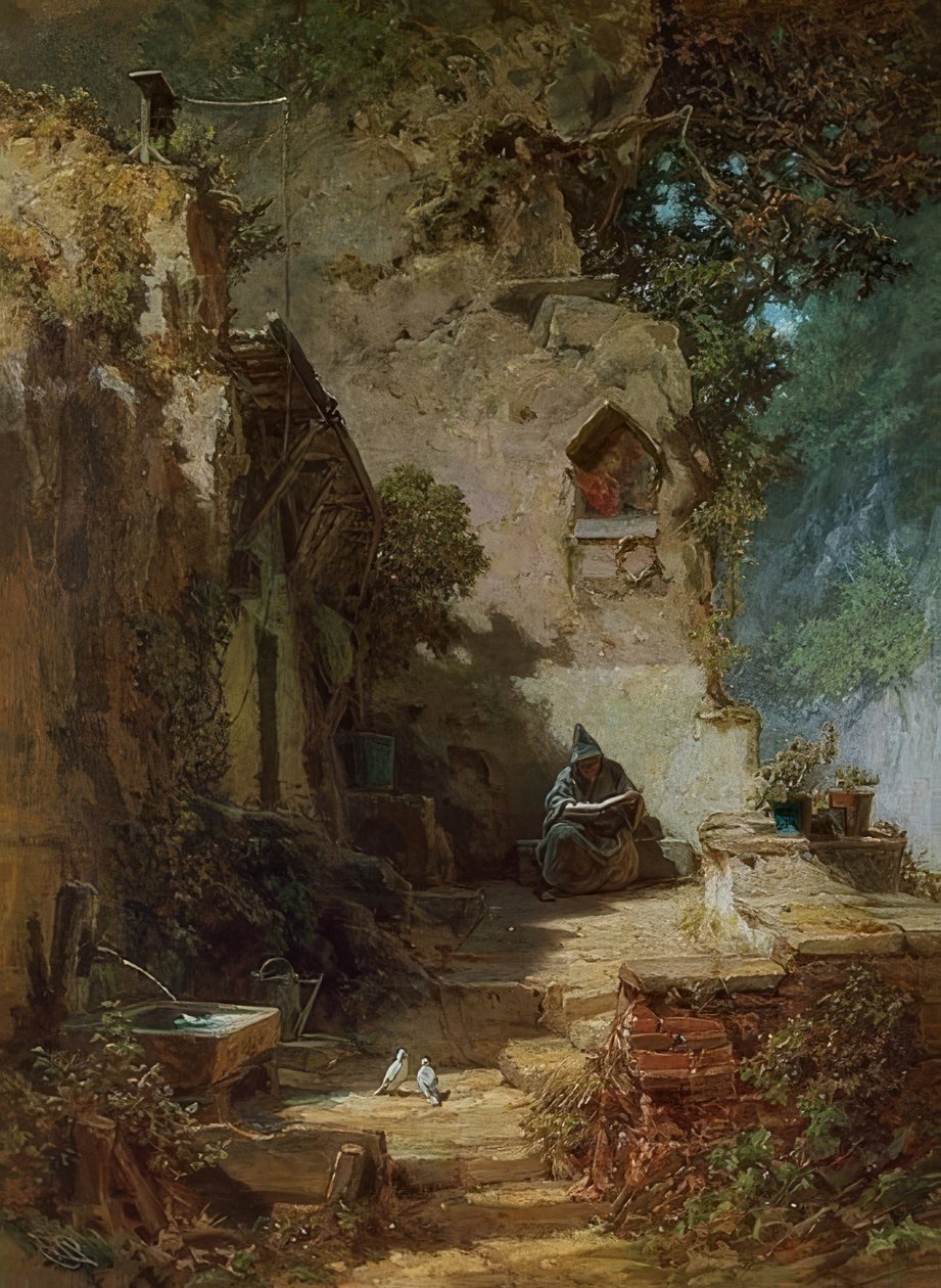 eneboeren av Carl Spitzweg