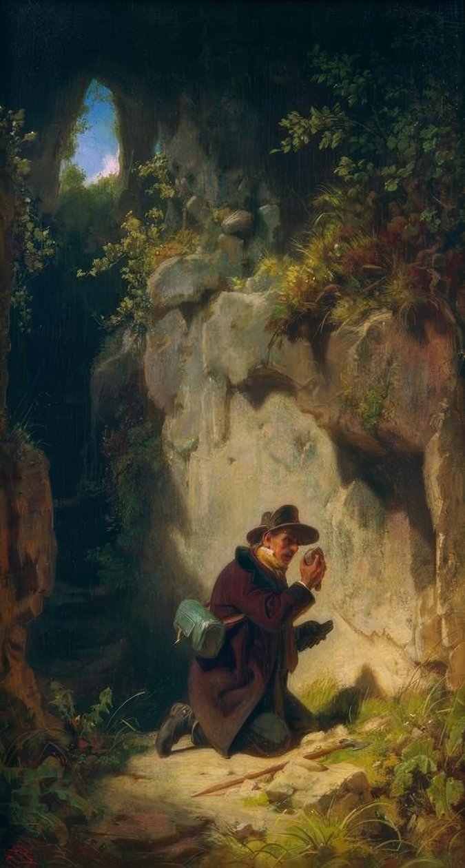 Geologen av Carl Spitzweg