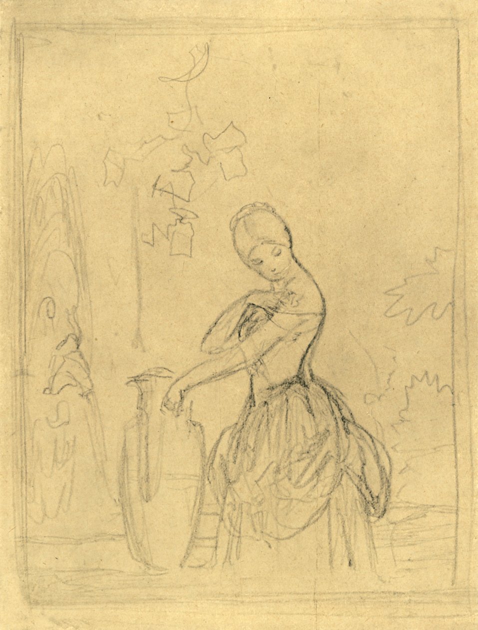 Der Käfer, midten av slutten av 1800-tallet, c1924. av Carl Spitzweg