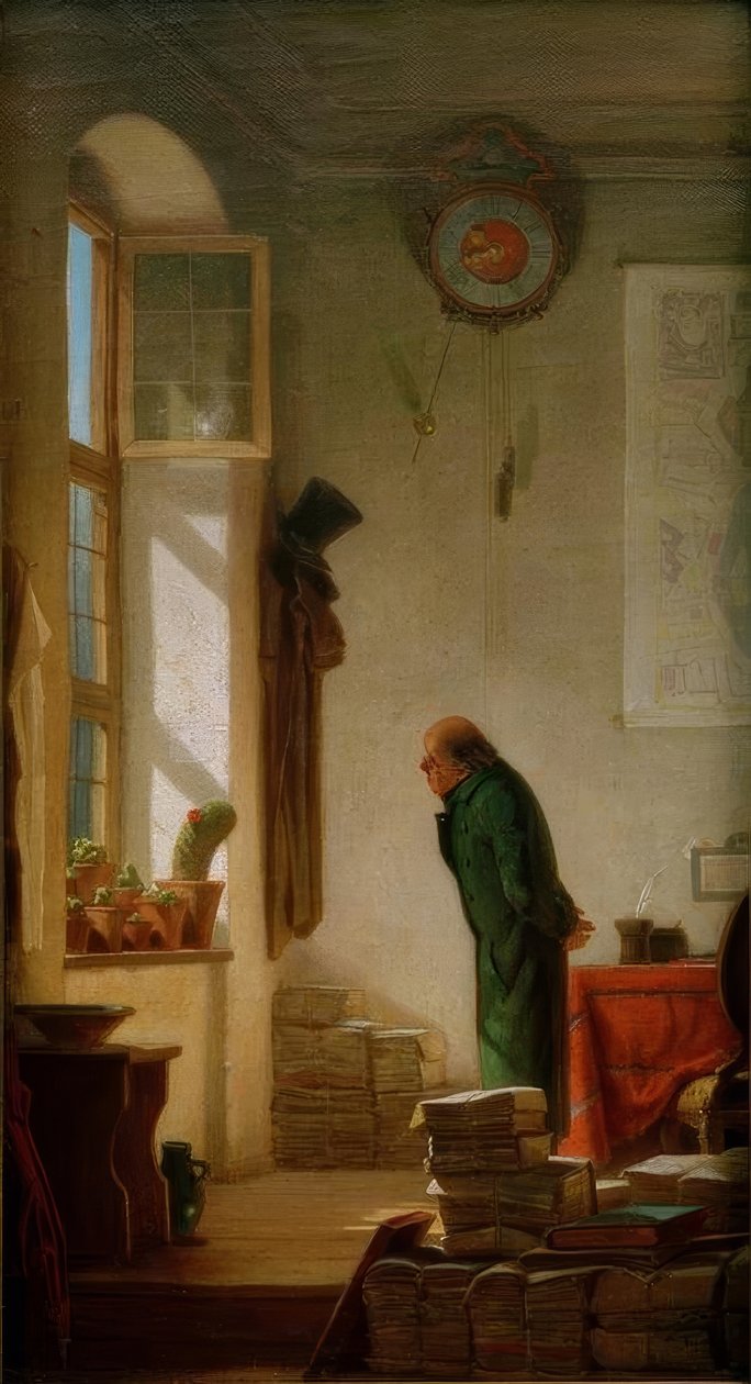 Kaktuselskeren av Carl Spitzweg